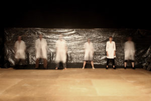 „Grotowski - próba odwrotu” [Grotowski – an attempt to retreat] by Chorea (2010), directed by Tomasz Rodowicz. Photo by Małgorzata Jabłońska.
