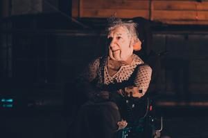 Vocal recordings play on loop to mimic the tendency of geriatric patients to repeat their stories. Photo Credit: Maryana Klochko