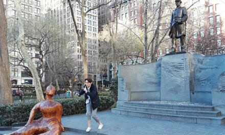 Fiona Shaw Performs “The Waste Land” In Madison Square Park