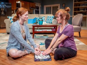 Kelley Rae O’Donnell as Maggie and Kathy McCafferty as Rosemary in the Premiere Stages production of The Wake by Tammy Ryan | Photo Credits Mike Peters