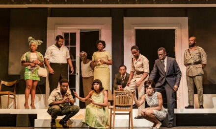 National Theatre: Inua Ellam’s “Three Sisters” Surges with Narrative Energy, Depicting Sisterhood and Colonial Injustice in the Short-Lived Republic of Biafra.