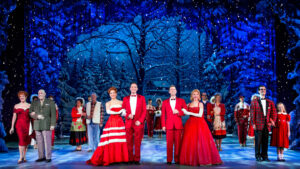 A production still of "Irving Berlin's White Christmas"