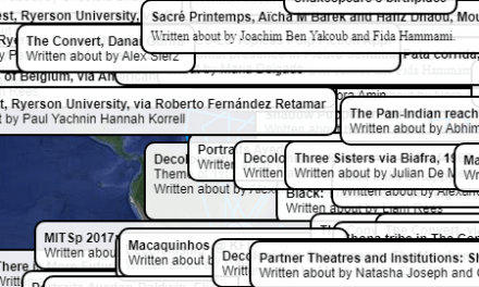 Interactive Map: “Theatre and Decolonization” at “The Theatre Times”