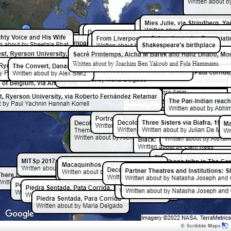 Interactive Map: “Theatre and Decolonization” at “The Theatre Times”