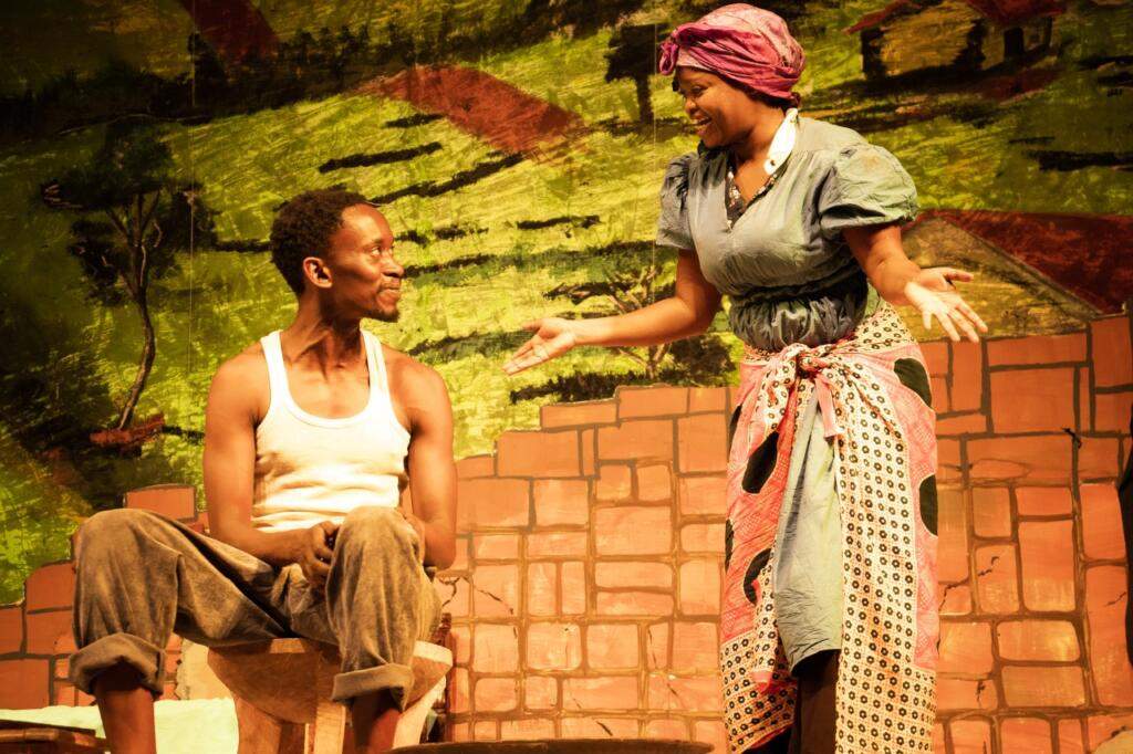 A scene from ‘Ngahika Ndeenda’ (‘I Will Marry When I Want’), a play by Ngũgi wa Thiong’o. (Photo courtesy of NPAS)