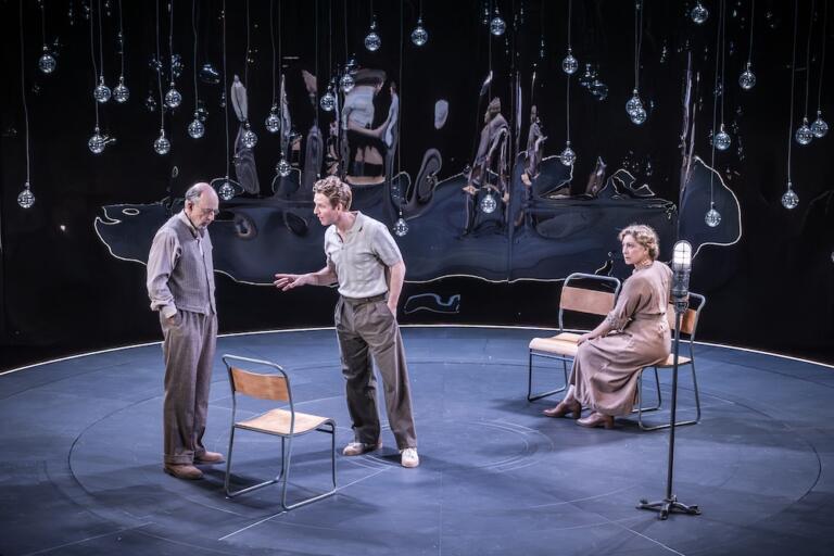 Richard Schiff, Damien Molony and Alex Kingston in Copenhagen. Photo: Marc Brenner