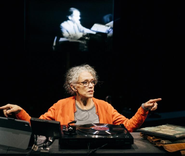 Kate Valk and Spalding Gray in Nayatt School Redux. Photo: Spencer Ostrander