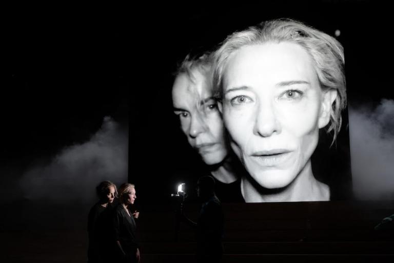 Nina Hoss and Cate Blanchett in Electra/Persona. Photo: Monika Rittershaus